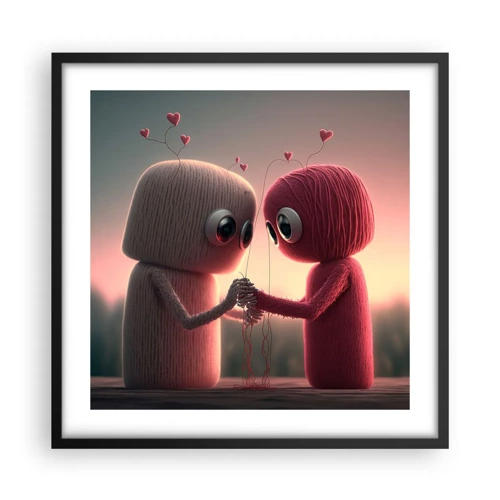Poster in black frame - Everyone Is Allowed to Love - 50x50 cm