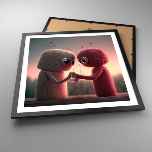 Poster in black frame - Everyone Is Allowed to Love - 50x50 cm