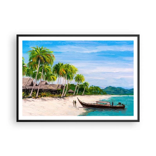 Poster in black frame - Exotic Dream - 100x70 cm