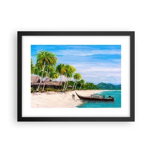 Poster in black frame - Exotic Dream - 40x30 cm