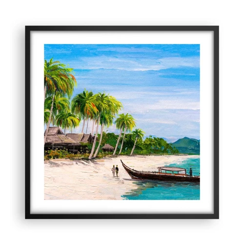 Poster in black frame - Exotic Dream - 50x50 cm