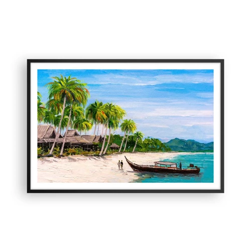 Poster in black frame - Exotic Dream - 91x61 cm