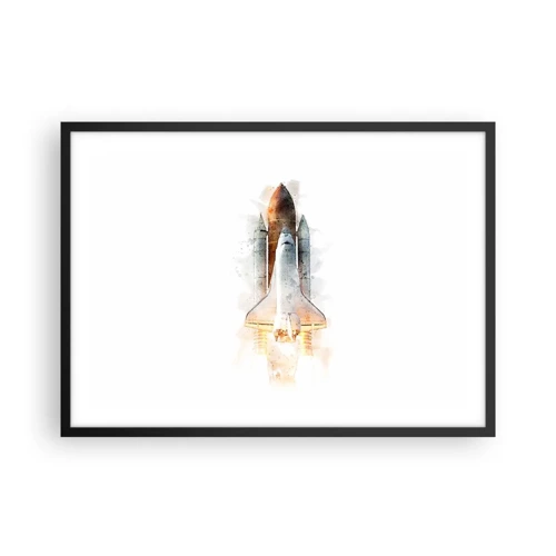 Poster in black frame - Explorers Get Ready - 70x50 cm