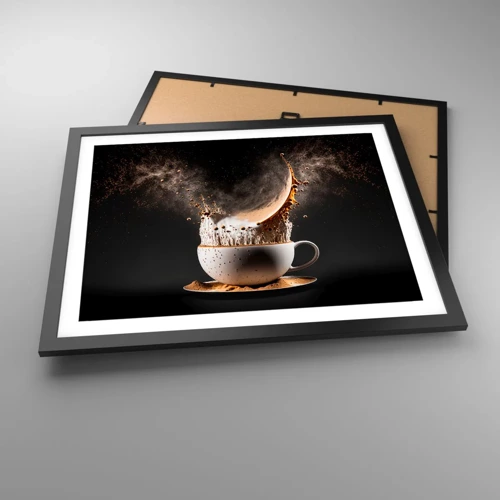 Poster in black frame - Explosion of Flavour - 50x40 cm