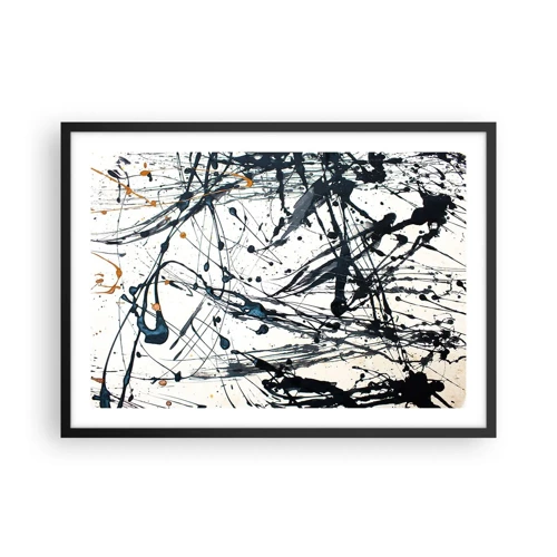 Poster in black frame - Expressionist Abstract - 70x50 cm