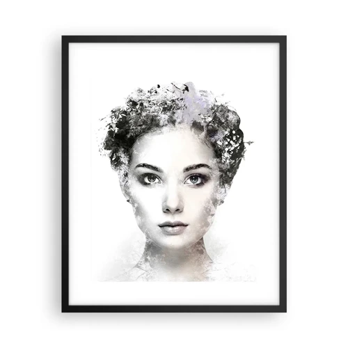 Poster in black frame - Extremely Stylish Portrait - 40x50 cm