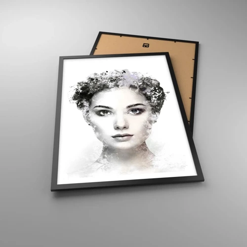 Poster in black frame - Extremely Stylish Portrait - 50x70 cm