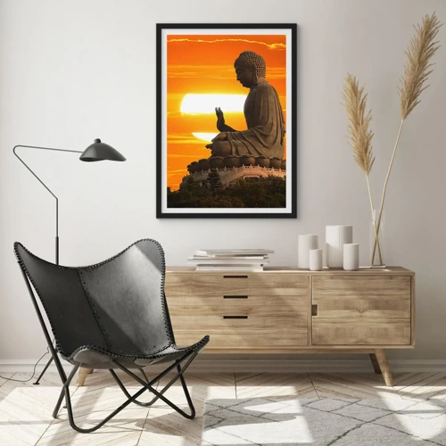 Poster in black frame - Facing the World - 61x91 cm
