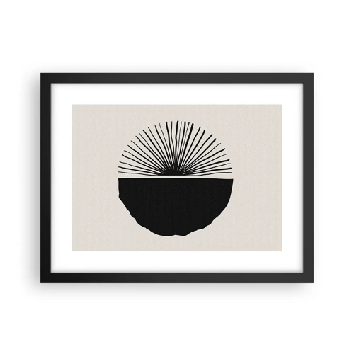 Poster in black frame - Fan of Possibilities - 40x30 cm