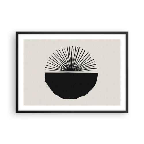 Poster in black frame - Fan of Possibilities - 70x50 cm