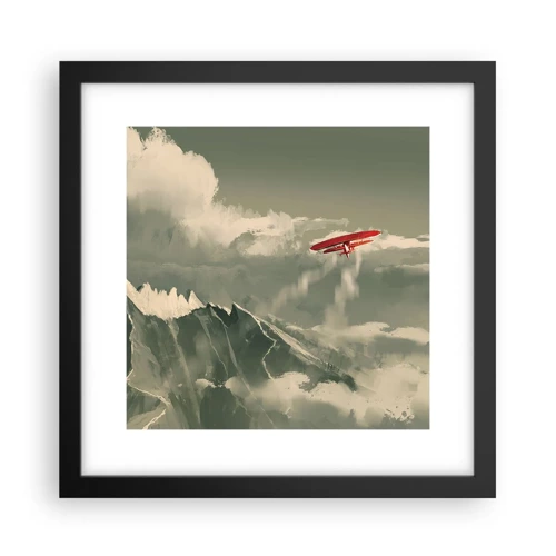 Poster in black frame - Fearless Pioneer - 30x30 cm