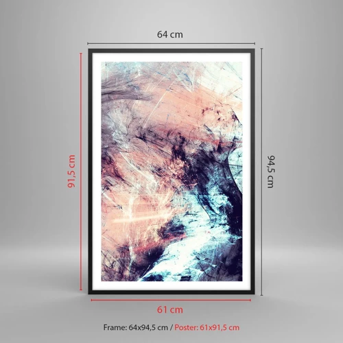 Poster in black frame - Feel the Wind - 61x91 cm