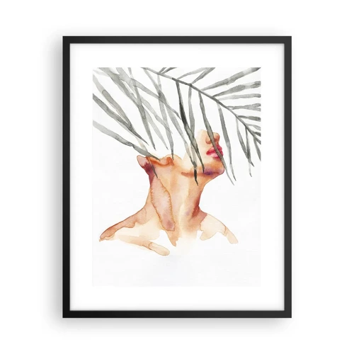 Poster in black frame - Feeling the Pulse of the Tropics - 40x50 cm