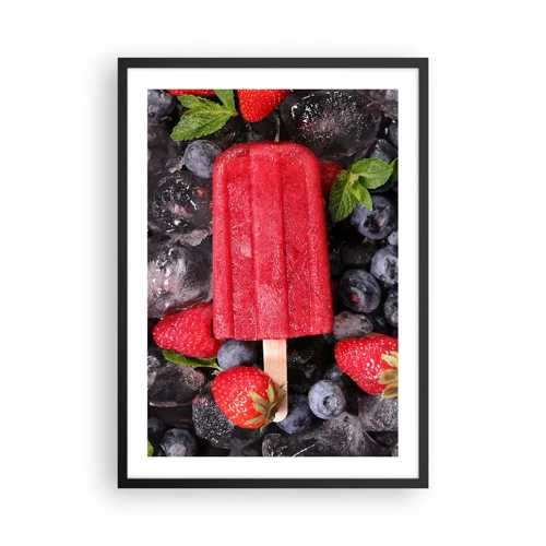 Poster in black frame - Flavour of Hot Summer - 50x70 cm