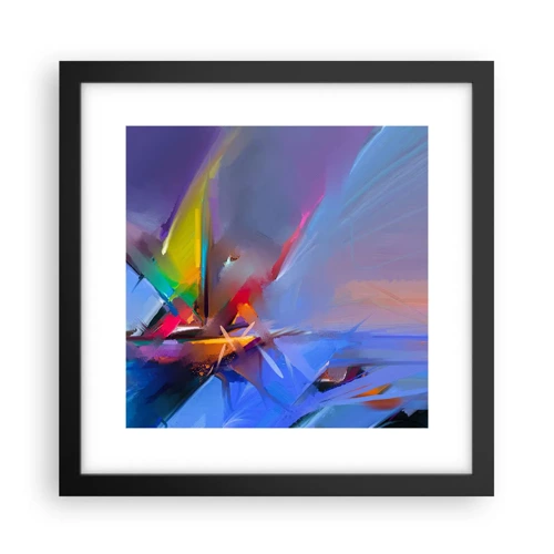 Poster in black frame - Flew like s Bird - 30x30 cm