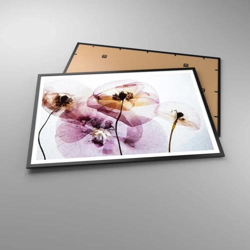 Poster in black frame - Flower Body Slide - 100x70 cm