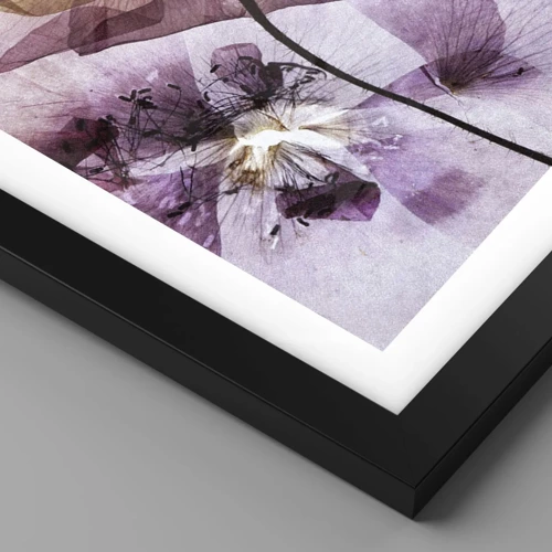 Poster in black frame - Flower Body Slide - 100x70 cm