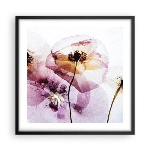 Poster in black frame - Flower Body Slide - 50x50 cm