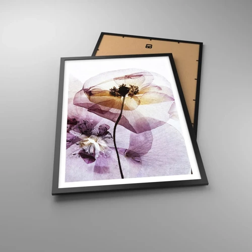 Poster in black frame - Flower Body Slide - 50x70 cm