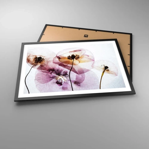 Poster in black frame - Flower Body Slide - 70x50 cm