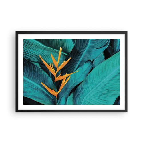 Poster in black frame - Flower of Eden - 70x50 cm