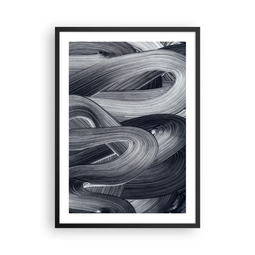 Poster in black frame - Fluidity of Reality - 50x70 cm