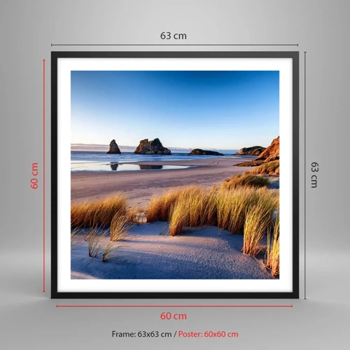 Poster in black frame - For Peace Seekers - 60x60 cm