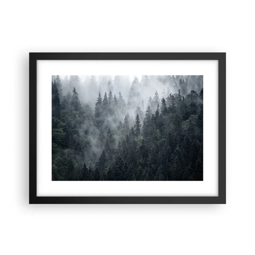 Poster in black frame - Forest World - 40x30 cm