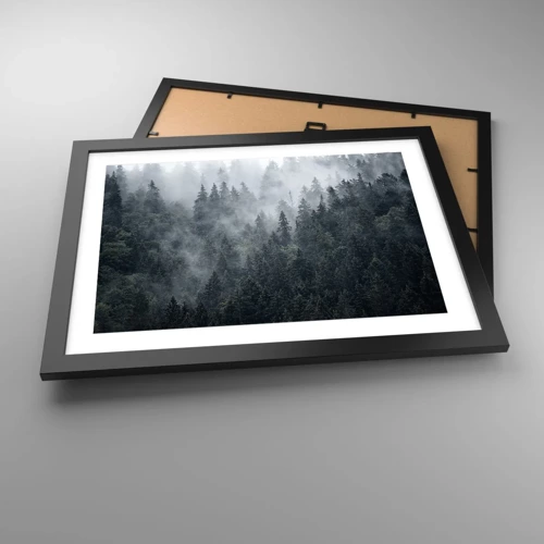 Poster in black frame - Forest World - 40x30 cm