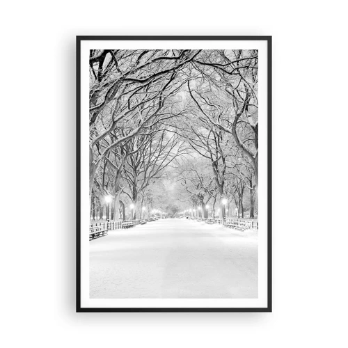 Poster in black frame - Four Seasons: Winter - 70x100 cm