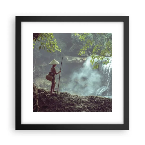 Poster in black frame - Friends with Nature - 30x30 cm