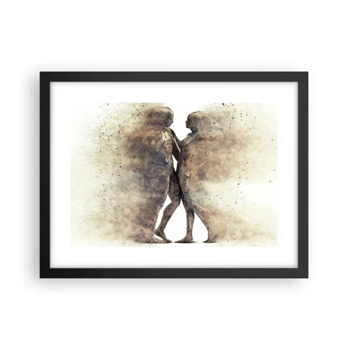 Poster in black frame - From Dust They Rose to Love - 40x30 cm