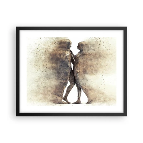 Poster in black frame - From Dust They Rose to Love - 50x40 cm