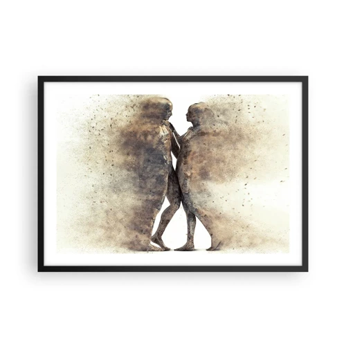 Poster in black frame - From Dust They Rose to Love - 70x50 cm