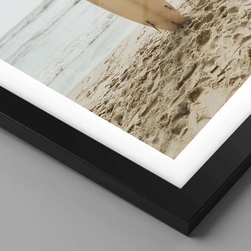 Poster in black frame - From Love for the Waves - 30x40 cm