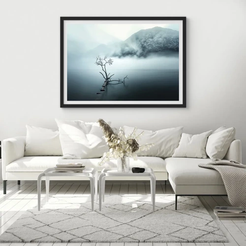 Poster in black frame - From Water and Fog - 100x70 cm