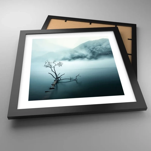 Poster in black frame - From Water and Fog - 30x30 cm