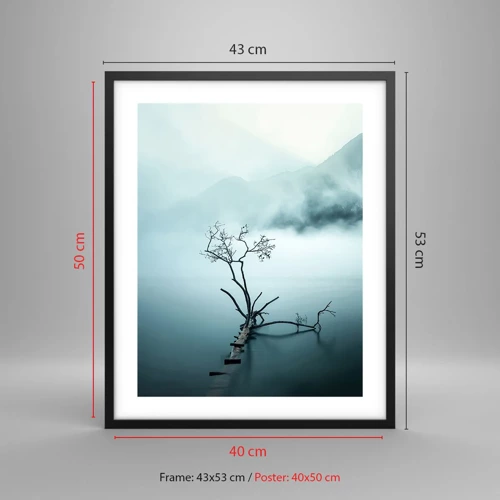 Poster in black frame - From Water and Fog - 40x50 cm