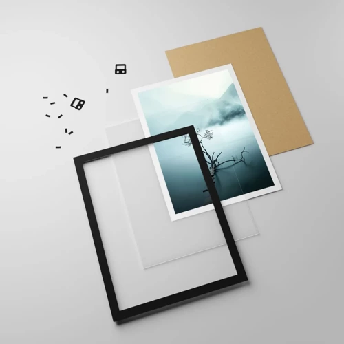 Poster in black frame - From Water and Fog - 70x100 cm