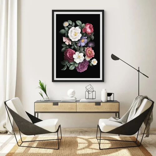 Poster in black frame - From an English Garden - 61x91 cm