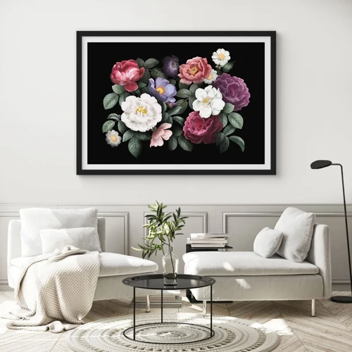 Poster in black frame - From an English Garden - 70x50 cm