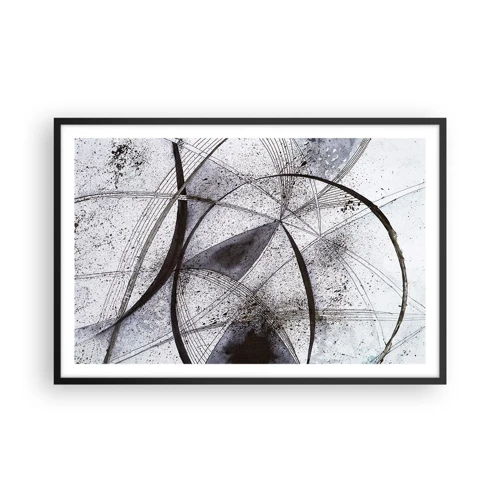 Poster in black frame - Futuristic Fantasy - 91x61 cm