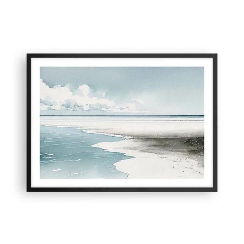 Poster in black frame - Gentle Tide - 70x50 cm