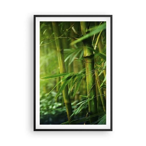 Poster in black frame - Getting to Know the Green - 61x91 cm