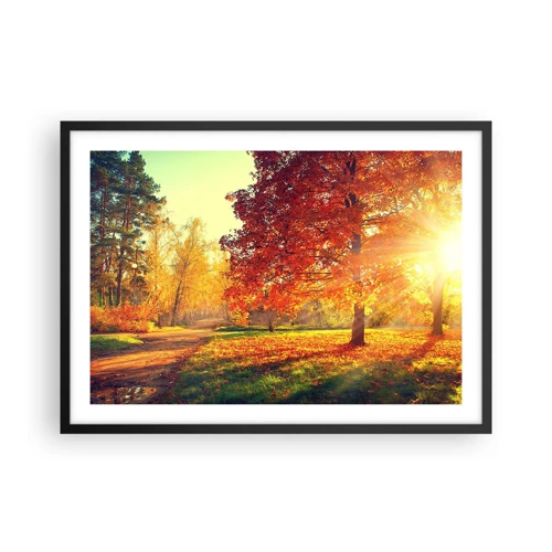 Poster in black frame - Ginger Is Beautiful - 70x50 cm