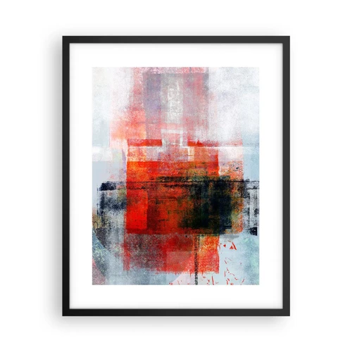 Poster in black frame - Glowing Composition - 40x50 cm
