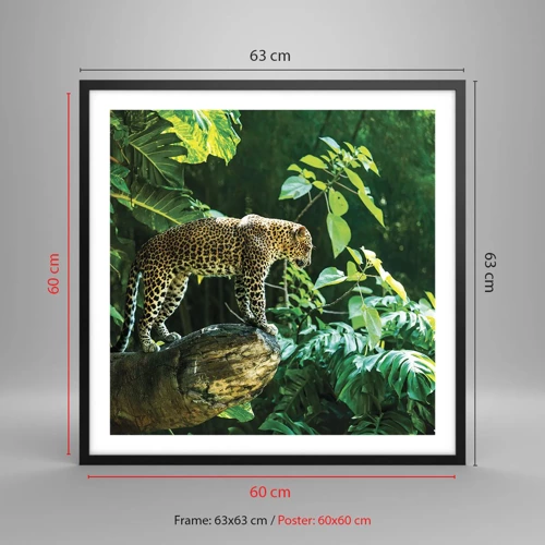 Poster in black frame - Going Hunting? - 60x60 cm