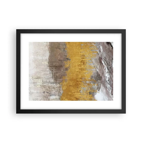 Poster in black frame - Golden Blast - 40x30 cm