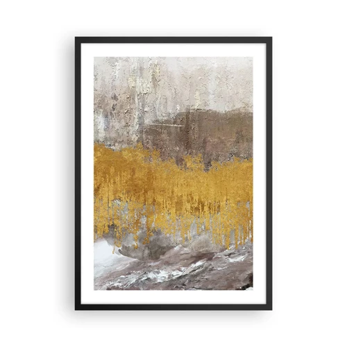 Poster in black frame - Golden Blast - 50x70 cm