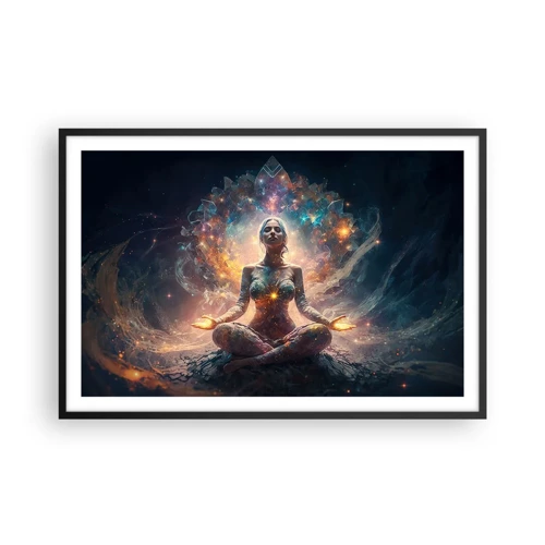 Poster in black frame - Good Energy Flow - 91x61 cm